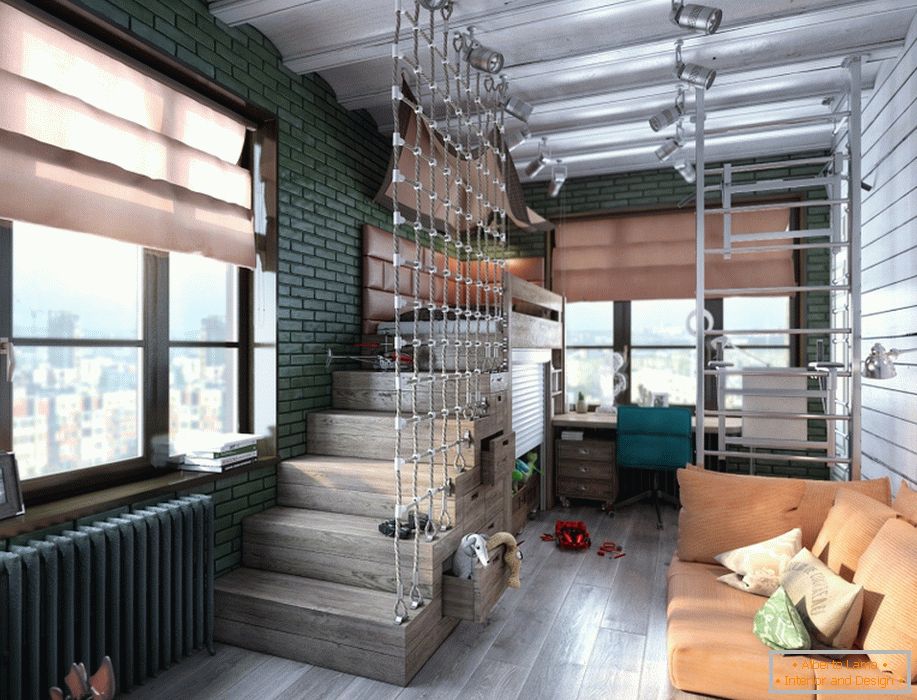 Design d'intérieur de style loft