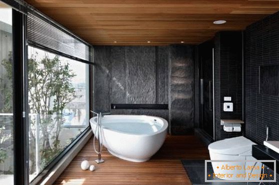 Salle de bain en style oriental