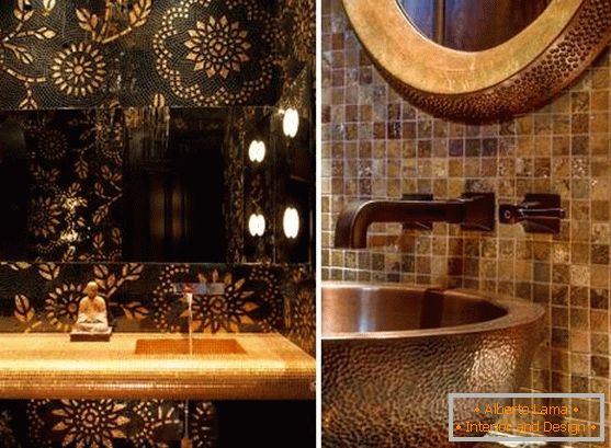 Salles de bains de style asiatique glamour