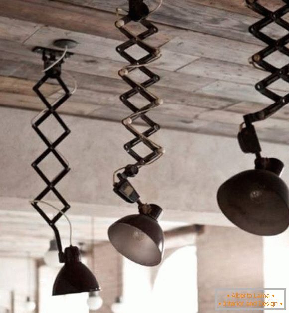 Lampes de table à usage inhabituel