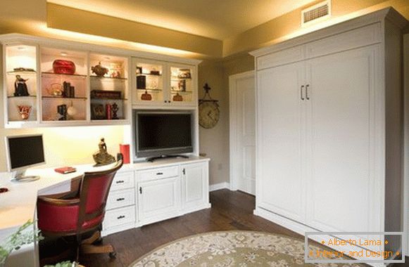 Cabinet confortable dans un style classique
