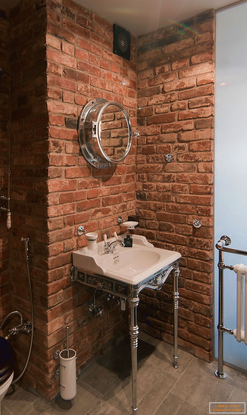 Lavabo dans le style loft