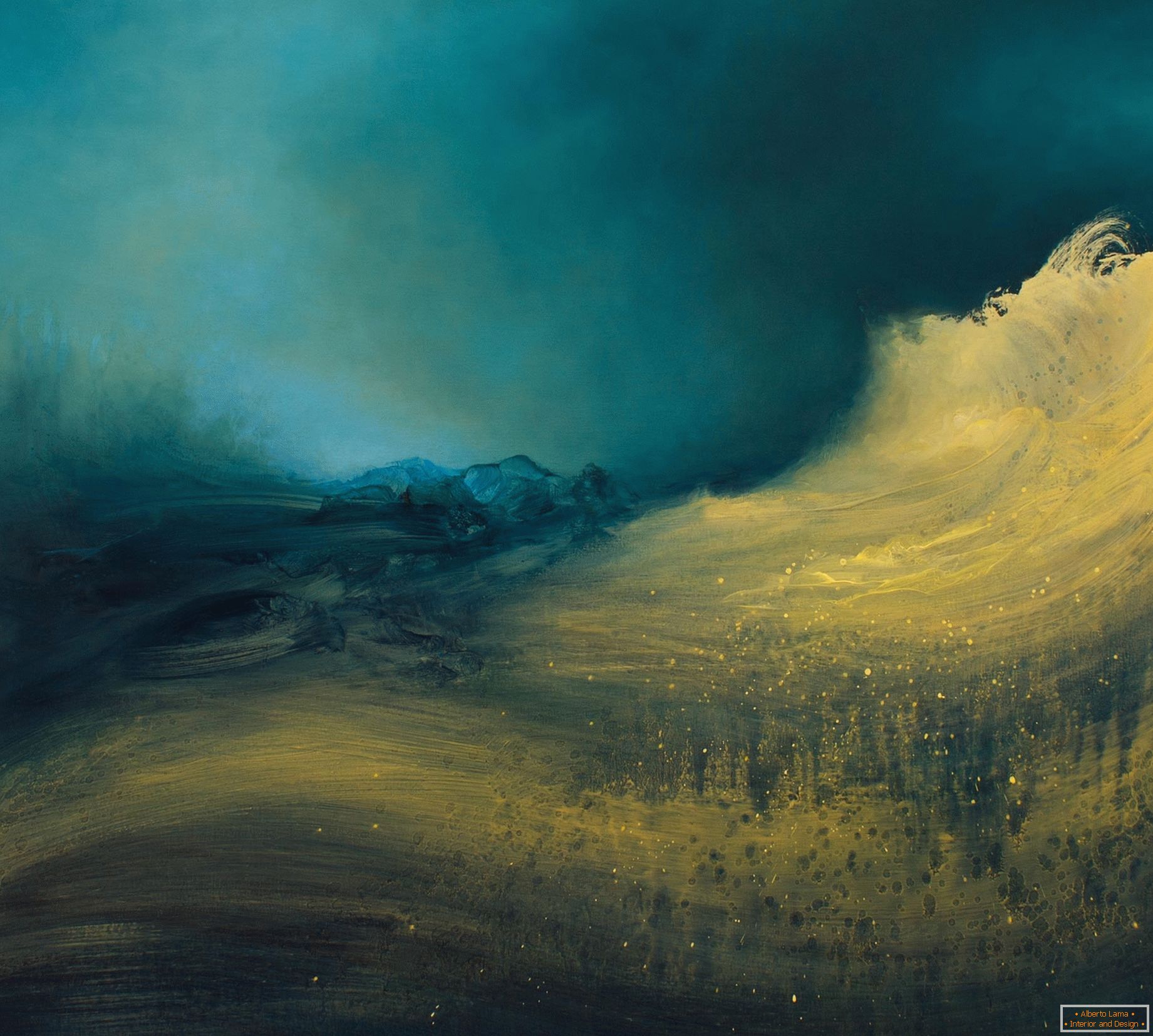 Paysages océaniques abstraits de Samantha Keely Smith