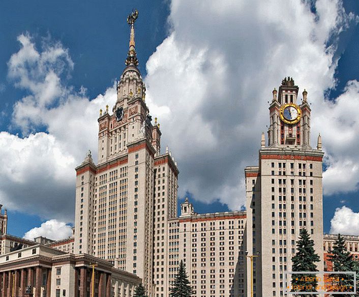 L'empire de Staline est devenu une direction architecturale distincte.