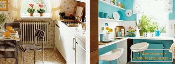 Exemples d'aménagement de petites cuisines