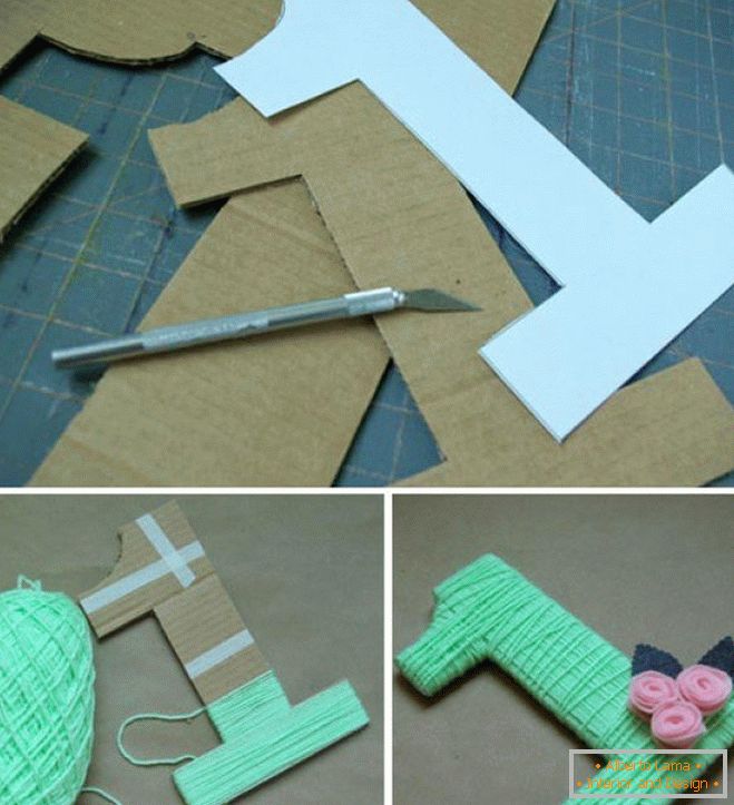 Exemple de fabrication de figures en carton