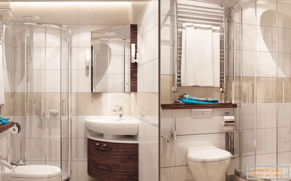 Design de salle de bain dans un style classique