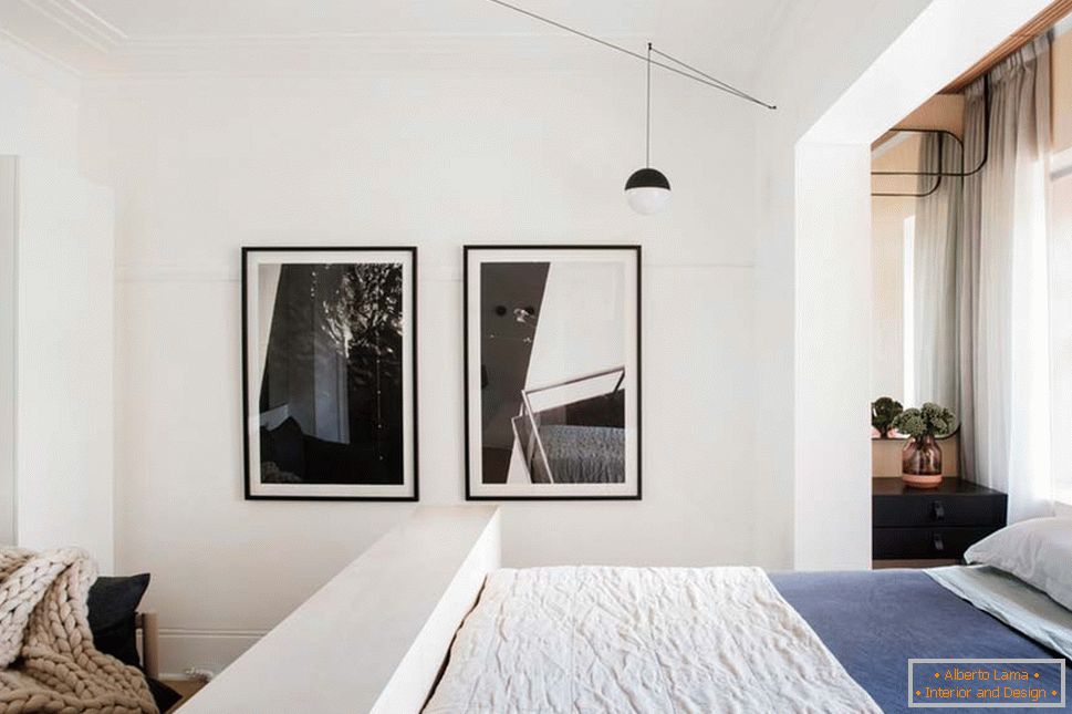 Design d'intérieur d'un petit appartement à Sydney - спинка-подставка