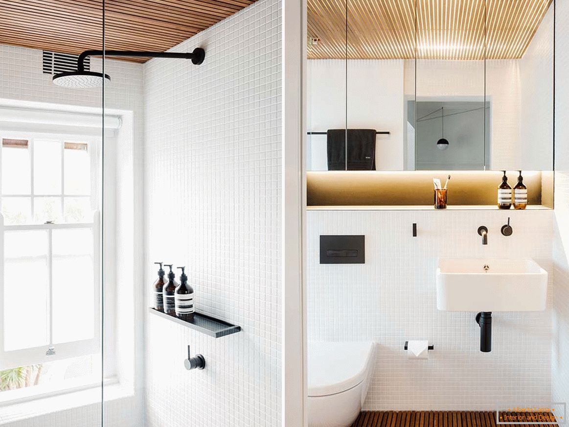 Design d'intérieur d'un petit appartement à Sydney - ванная