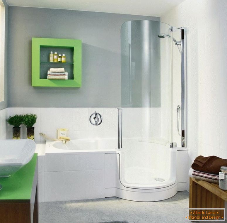 refreshing-salle de bain design-of-elegant-bathroom-with-shower-bathtub-combo-in-futuristic-shape-wonderful-shower-tub-combo-inspiration-for-nifty-bathroom-in-contemporary-house-design