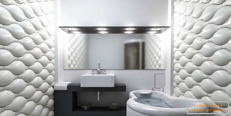 Salle de bain design d'intérieur