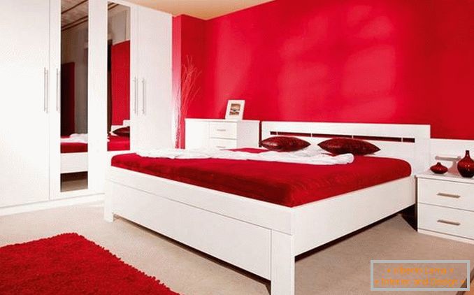 design de chambre rouge, photo 12