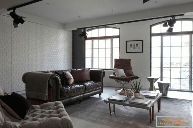 loft de luxe-appartement-salon-design