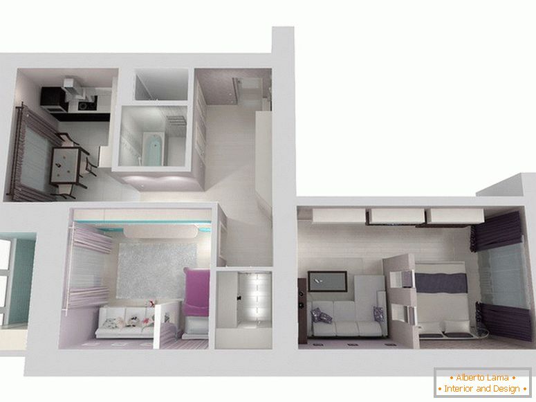 Projet de design d'un petit appartement