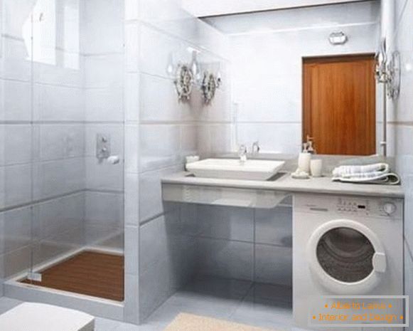 salle de bain design dans les petits appartements