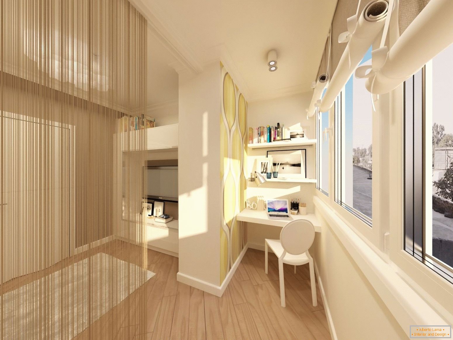 Studio 36 m² avec balcon