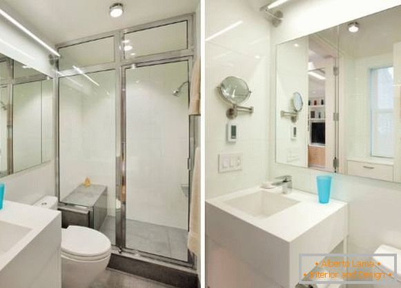 Design de salle de bain dans un petit appartement de 40 m²