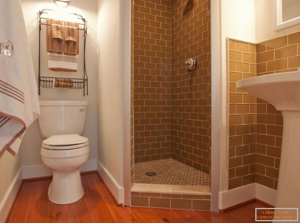 Salle de bain combinée dans un appartement d'une pièce p-44t