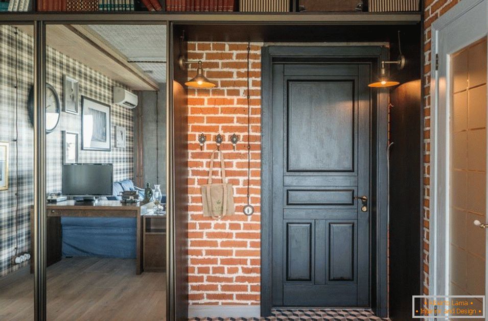 Design de couloir de style loft