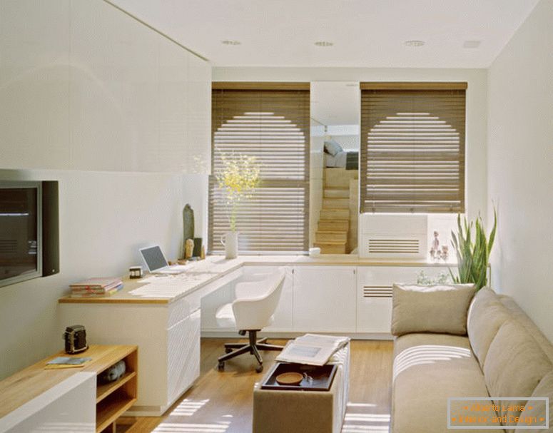 moderne-élégant-petit-appartement-design-qui-a-blanc-moderne-béton-mur-peut-être-décor-avec-moderne-brun-canapés-qui-peut-ajouter-la-beauté-à l'intérieur