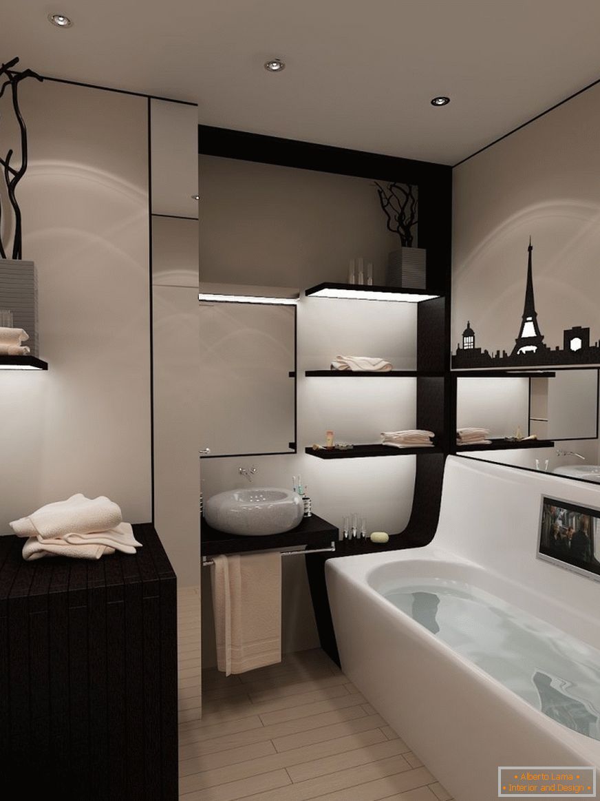 Belle salle de bain design