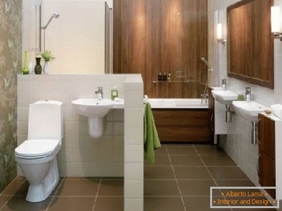 conception d'une salle de bain étroite avec toilettes, photo 45