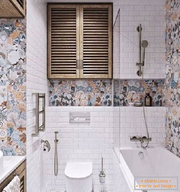 design de salle de bain combiné avec toilette, photo 3