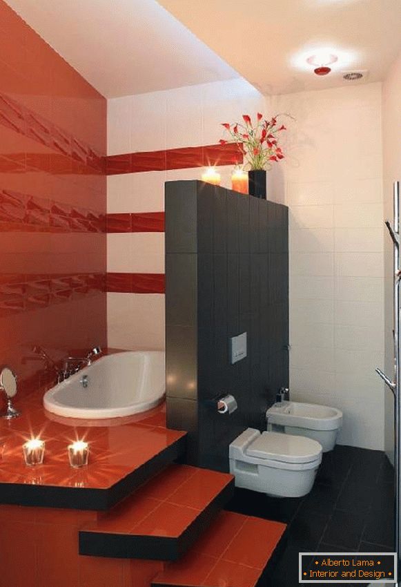 conception d'une salle de bain avec toilettes et lave-linge, photo 44