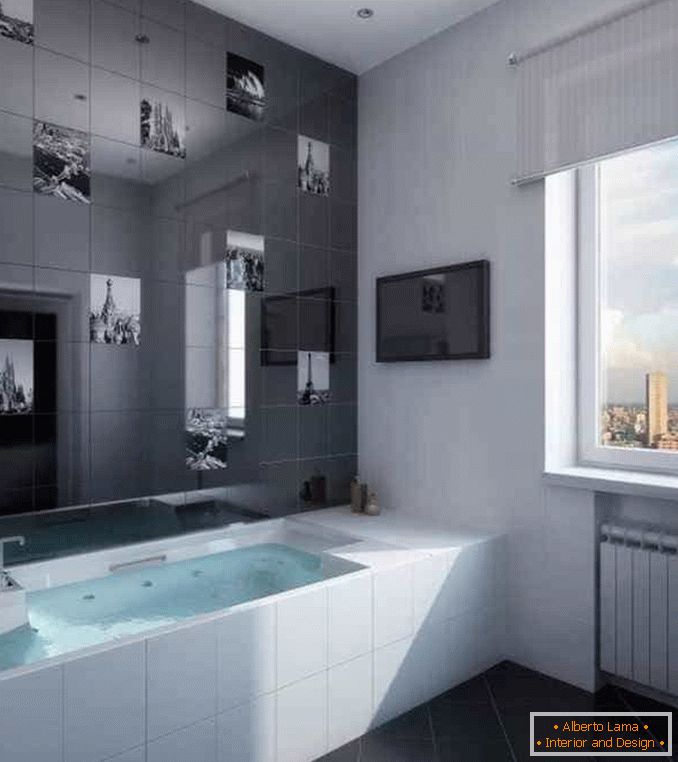 Salle de bain dans une maison avec une fenêtre
