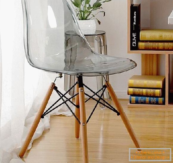 chaise eames dsw glass, photo 25