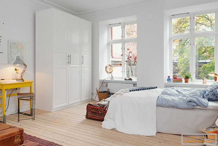Appartement d'une pièce à Göteborg conçu par des designers suédois