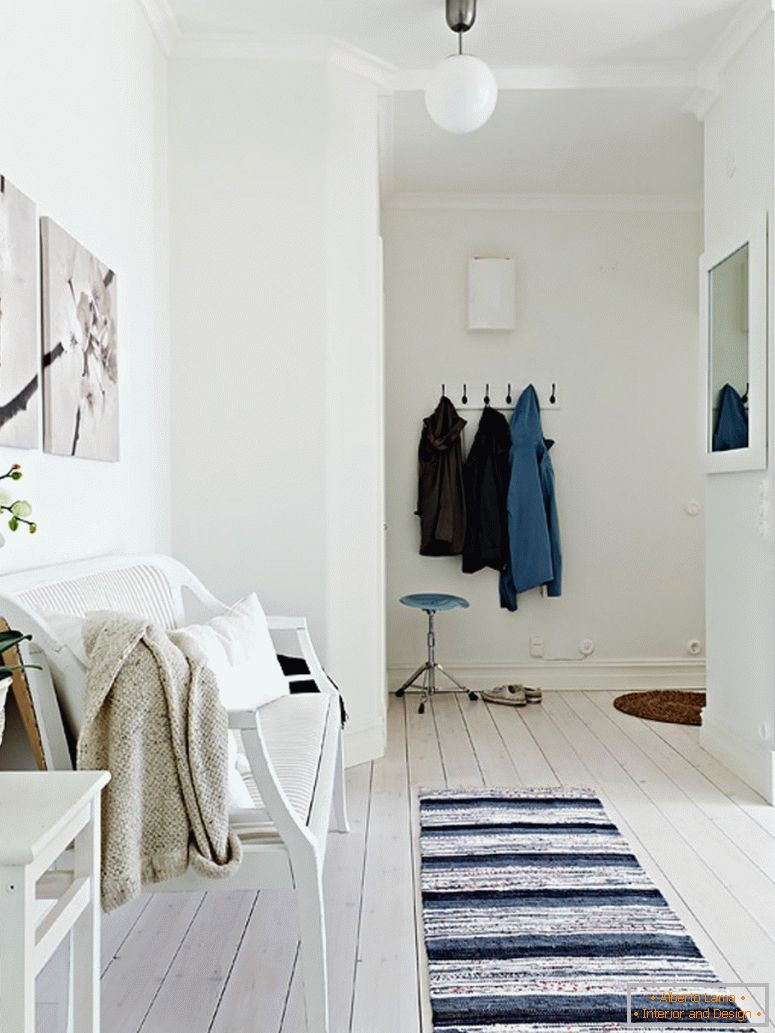 Intérieur d'un appartement moderne en Suède