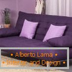 Canapé compact en violet