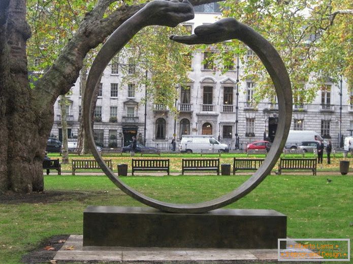 Sculpture dans un parc de Londres