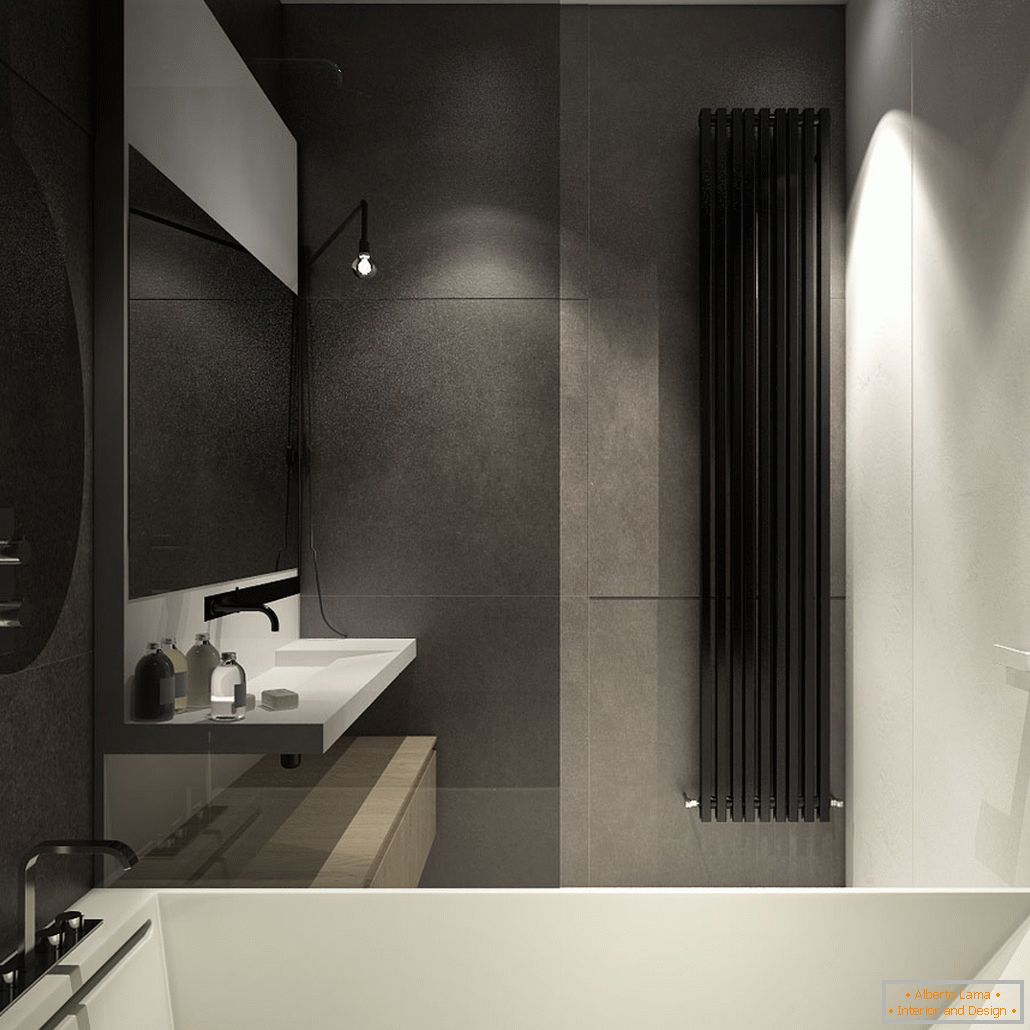 Design de salle de bain pour un petit appartement de style loft - фото 3