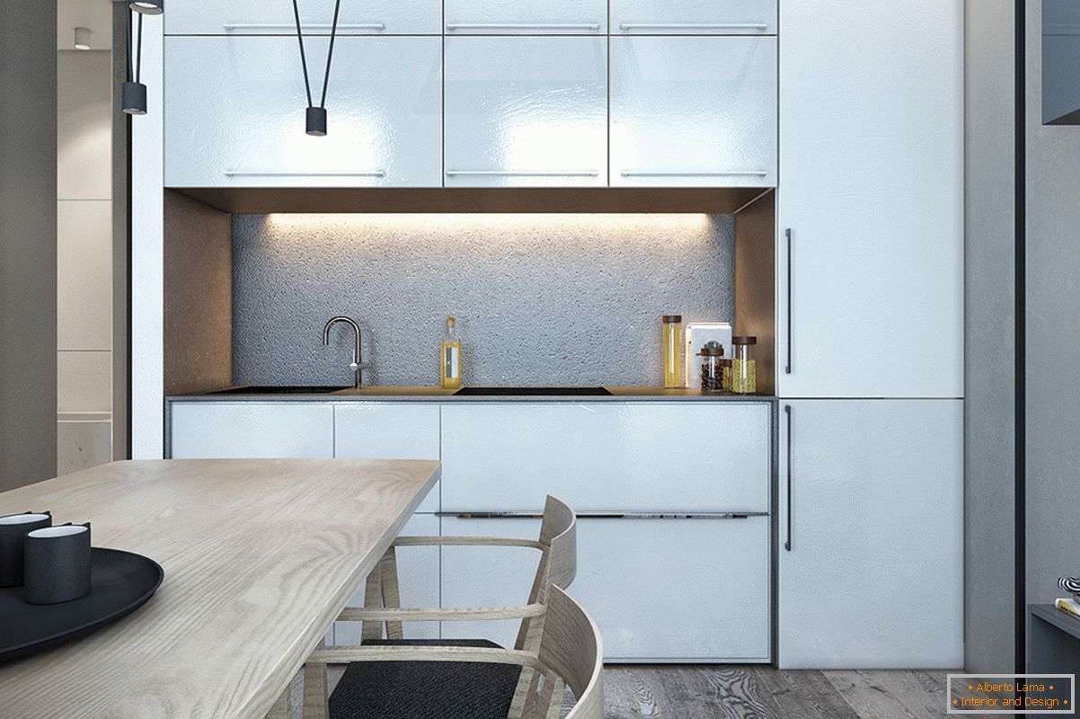 Design pour un petit appartement de style scandinave