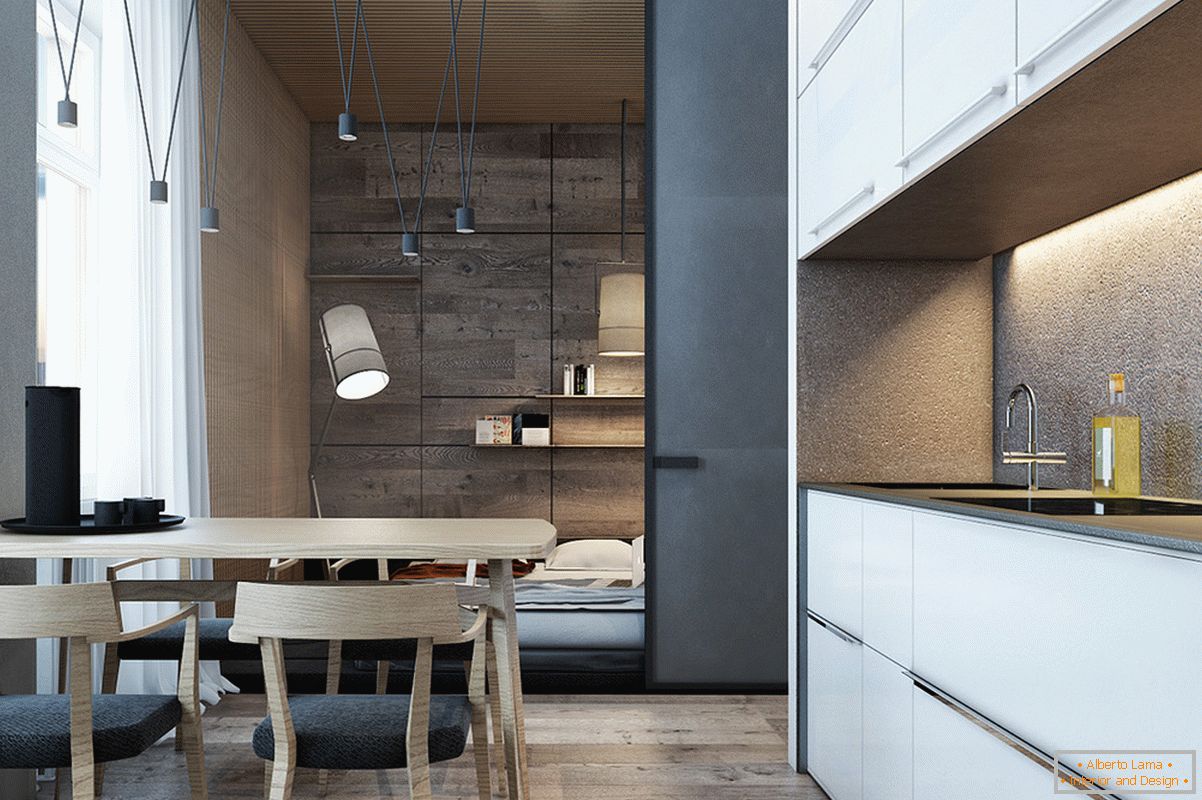 Design pour un petit appartement de style scandinave - фото 3
