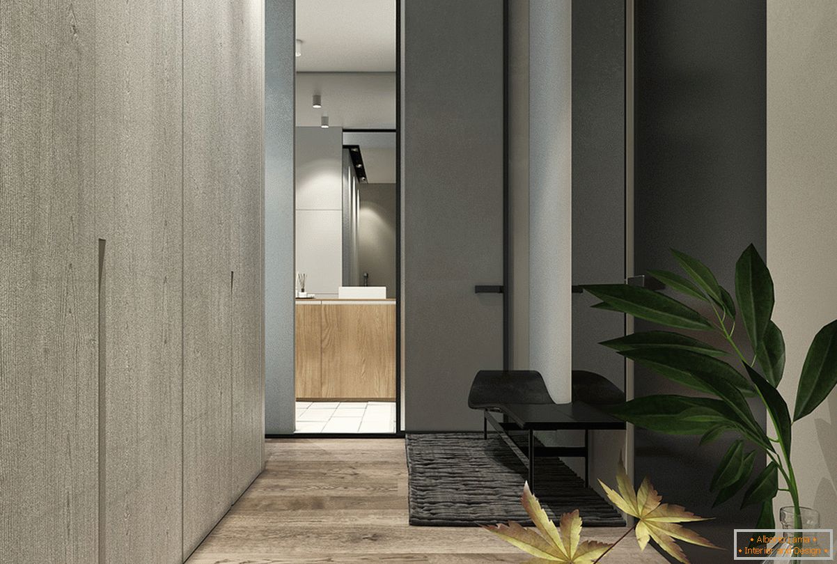 Conception d'un couloir pour un petit appartement de style scandinave - photo 2