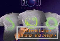 T-shirt interactif avec laser ultraviolet