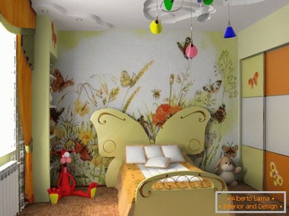 style décoration d'intérieur de la chambre des enfants pour les filles