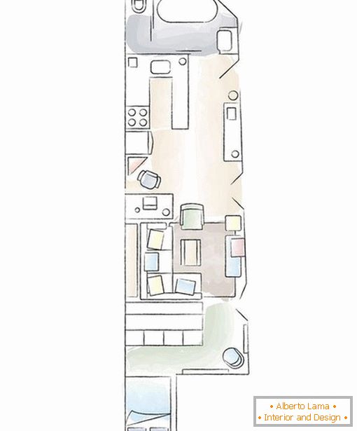 L'aménagement d'un très petit appartement