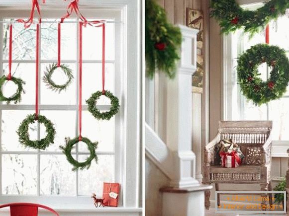 Comment décorer magnifiquement une fenêtre pour la nouvelle année avec des guirlandes