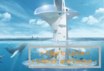 Концепт подводного gratte-cielа от архитектора Жака Ружери