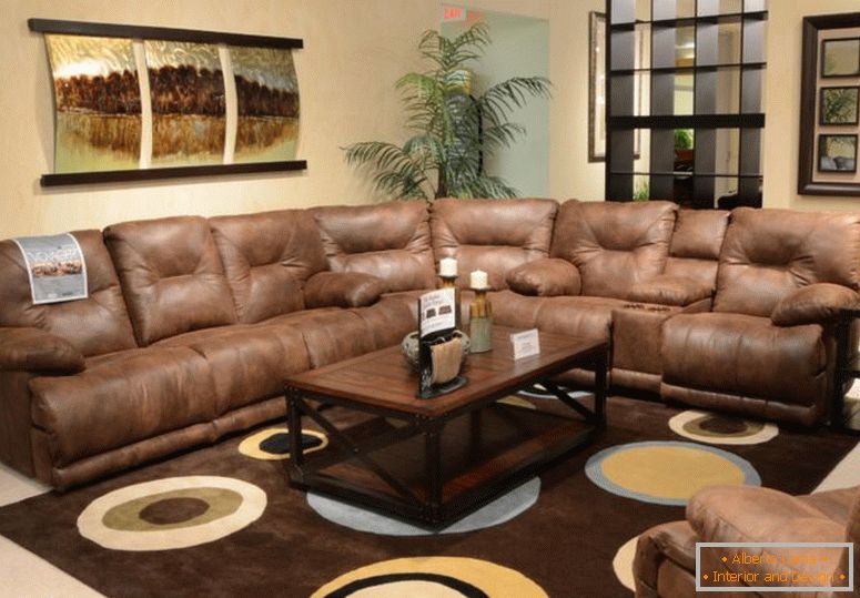 génial-foncé-brun-bois-cool-design-meubles-confortable-salon-cuir-l-forme-canapé-table-nuit-lampe-intérieur-à-livi brun-salon-canapé-maison-décor peu coûteux -home-decor-vintage-decorati