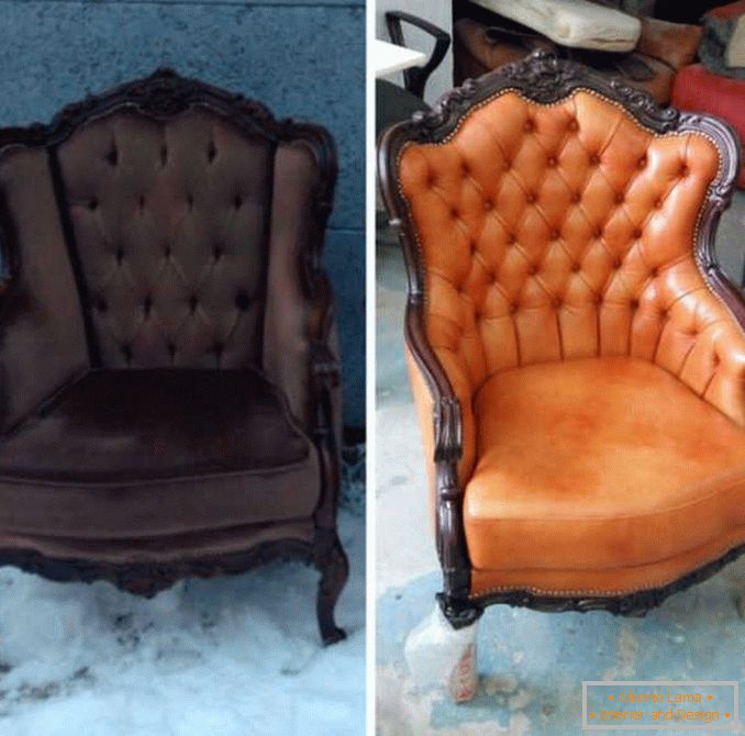 meubles rembourrés de peretyazhka: photo 10