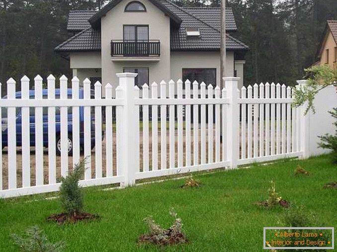 clôtures en bois pour une photo de maison privée