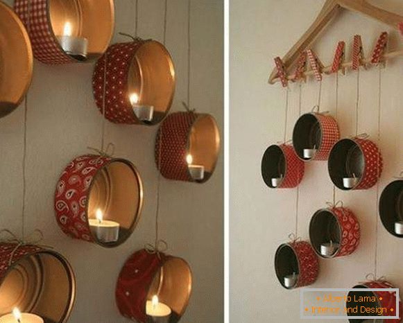 Des idées originales pour décorer la maison de vos propres mains à partir de boîtes de conserve