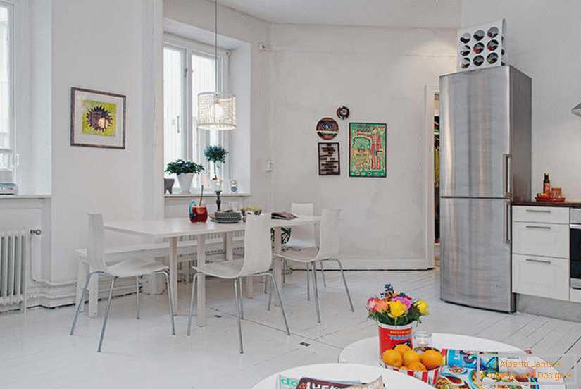 Petit appartement original de 34 m2 en Suède