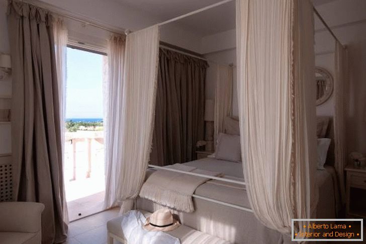 Chambre à coucher dans l'hôtel Borgo Egnazia