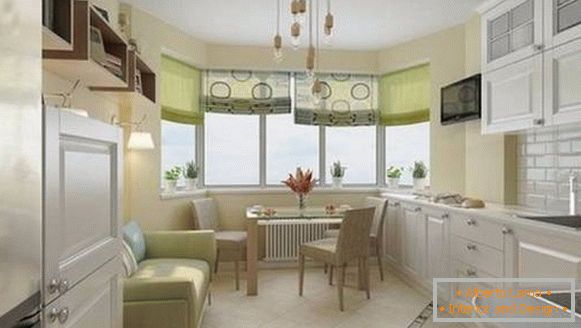 cuisine salon avec baie vitrée design, photo 7